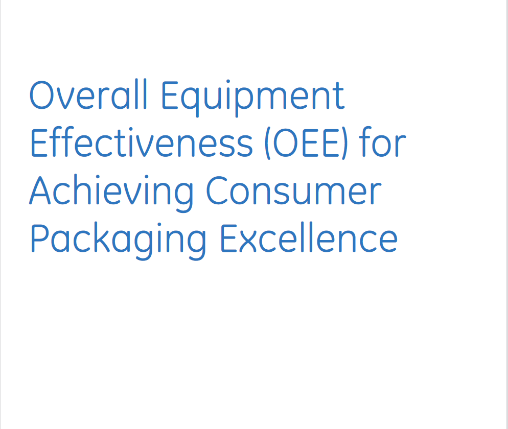 Whitepaper OEE for Consumer Packaging Excellence